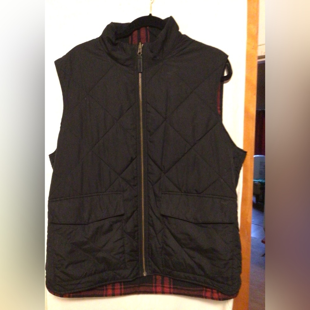 J.CREW FACTORY REVERSIBLE PUFFER VEST SZ